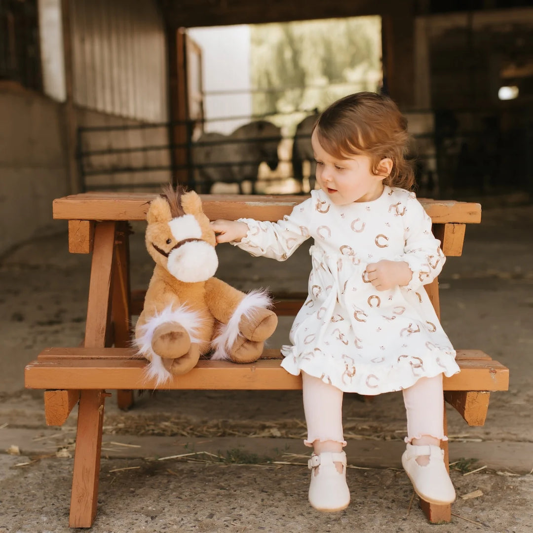 Petit Lem 31E05 Dress &amp; Leggings Set (Horseshoe)