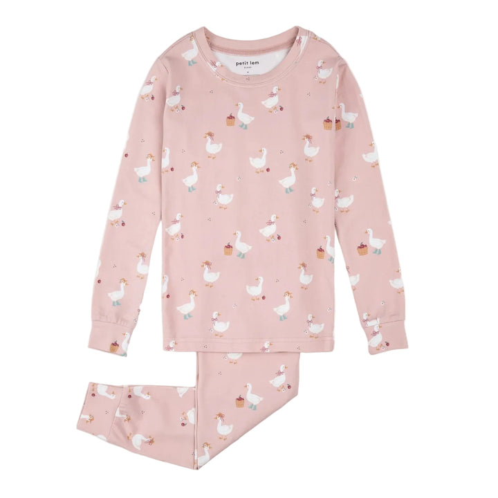 Petit Lem 33Q37 PJ Set (Dress Up Duck)