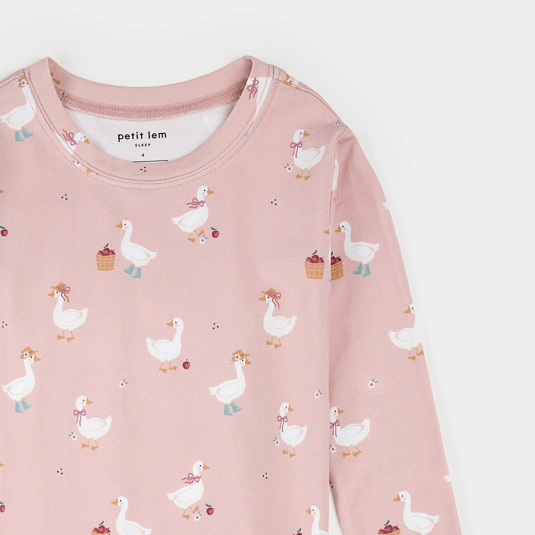 Petit Lem 33Q37 PJ Set (Dress Up Duck)