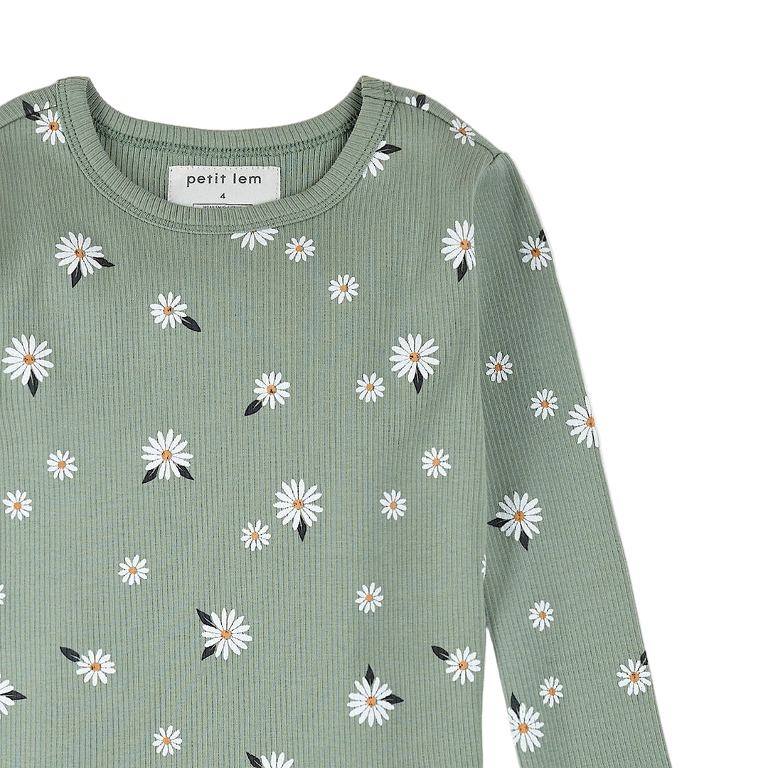 Petit Lem 34Q02 PJ Set (Sage Daisy)