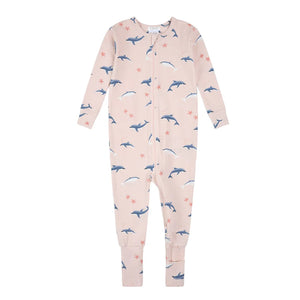 Petit Lem 36Q01 Convertible Sleeper (Pink Dolphins)