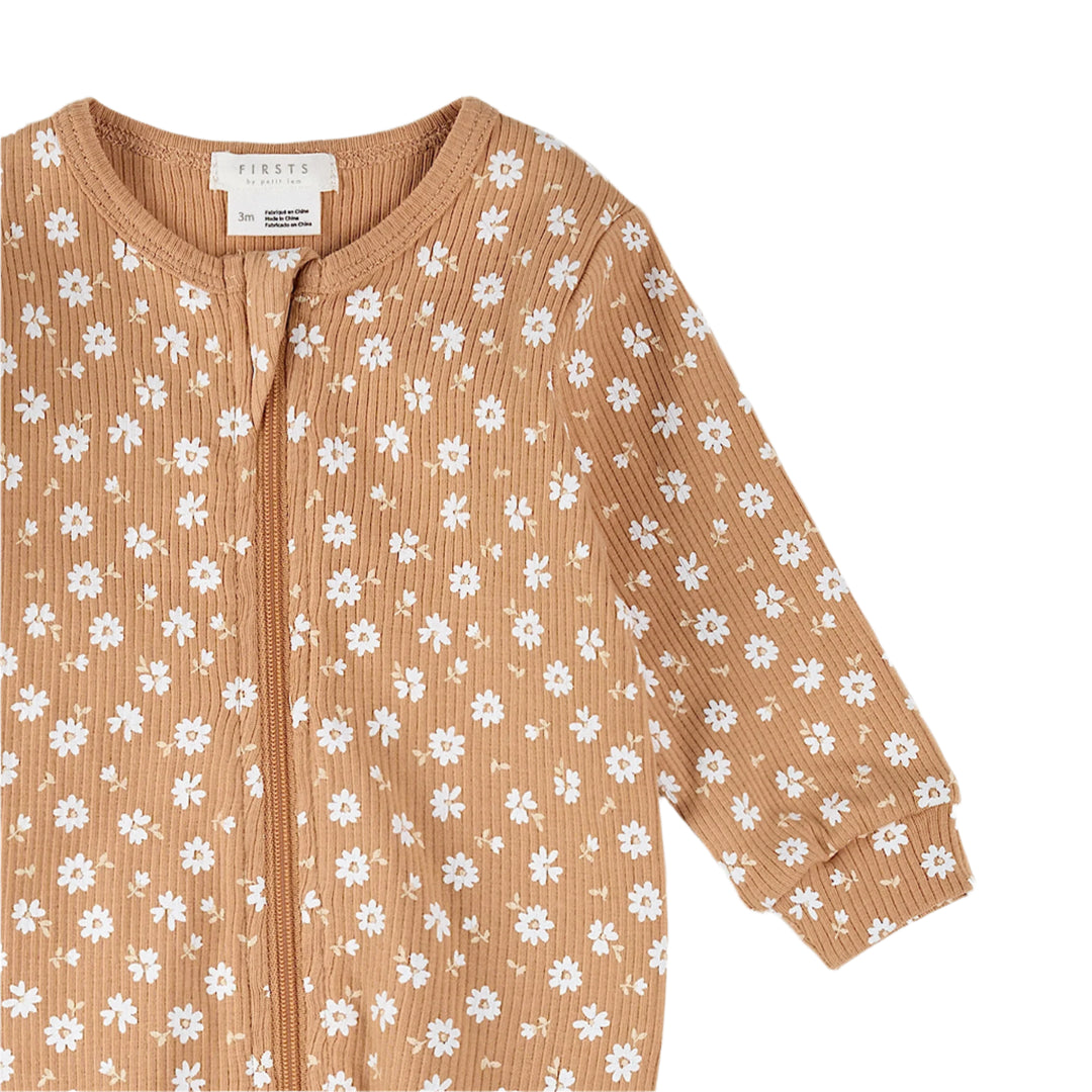 Petit Lem 38P02 Sleeper (Floral on Rosy Mango)
