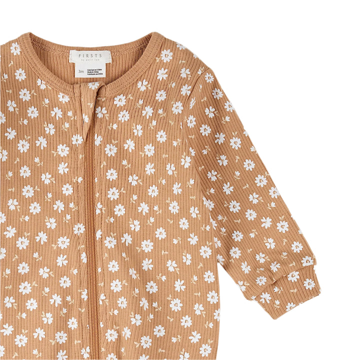 Petit Lem 38P02 Sleeper (Floral on Rosy Mango)
