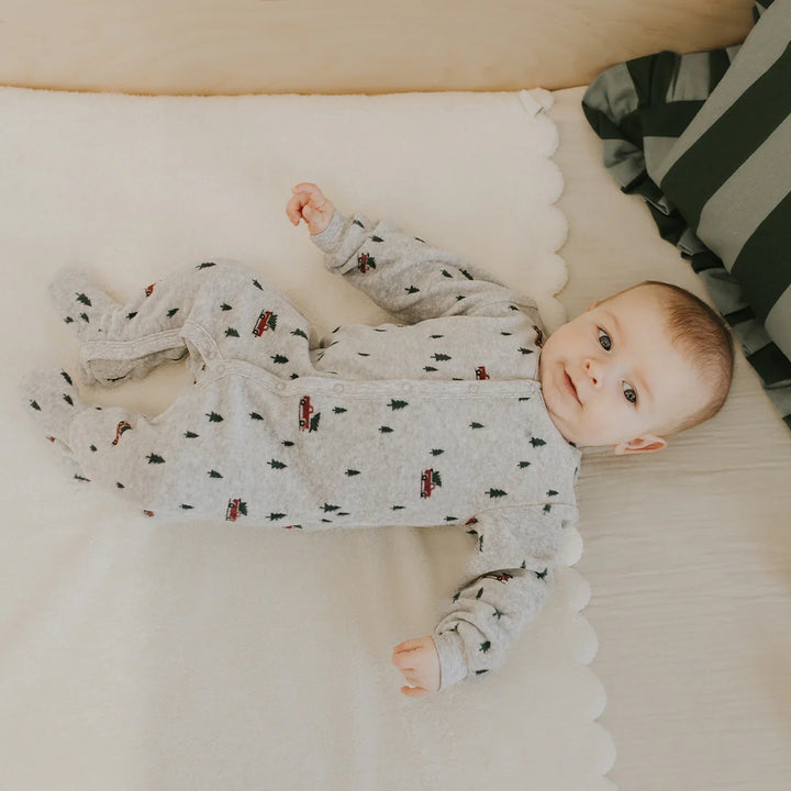 Petit Lem 41P05 Velour Sleeper (Festive Truck)