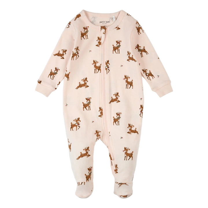 Petit Lem 50P01 Sleeper (Soft Pink Reindeer)