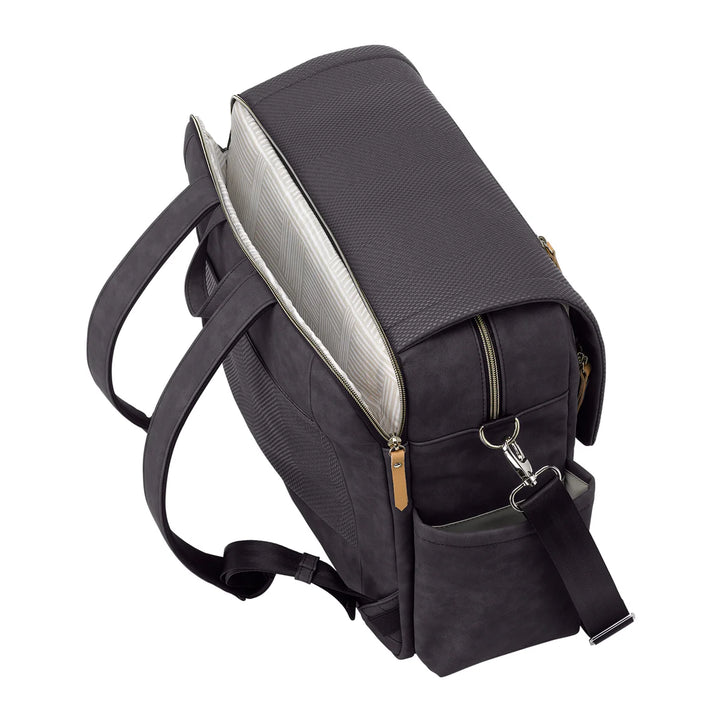 Petunia Pickle Bottom Boxy Backpack Deluxe (Carbon Cable Stitch)
