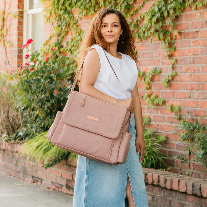 Petunia Pickle Bottom Boxy Backpack Deluxe (Toffee Rose)
