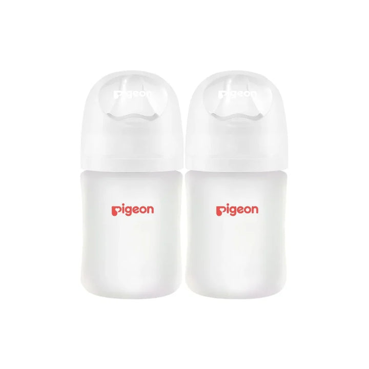 Pigeon Silicone Coated Glass Bottle 2-pk (5oz with SS Nipple)