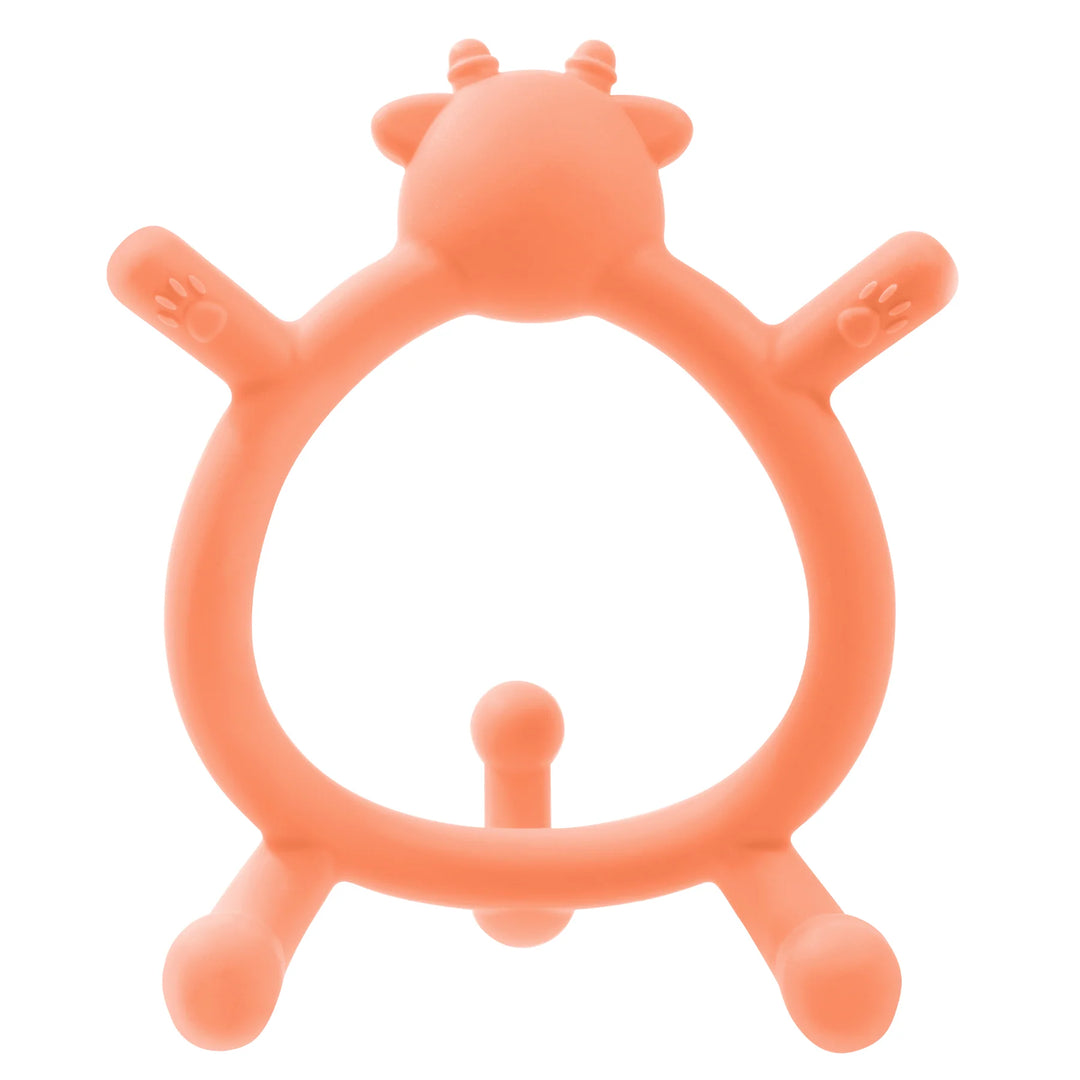Pigeon Silicone Teether for Sipping (Orange Deer)