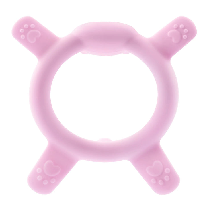 Pigeon Silicone Teether for Sipping (Pink Rabbit)
