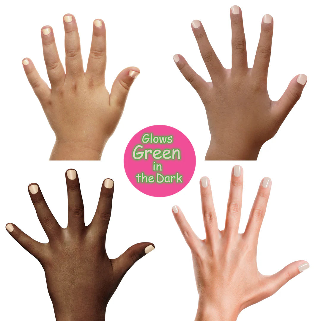 Piggy Paint Water-Based Nail Polish (Radioactive Glow-In-The-Dark)