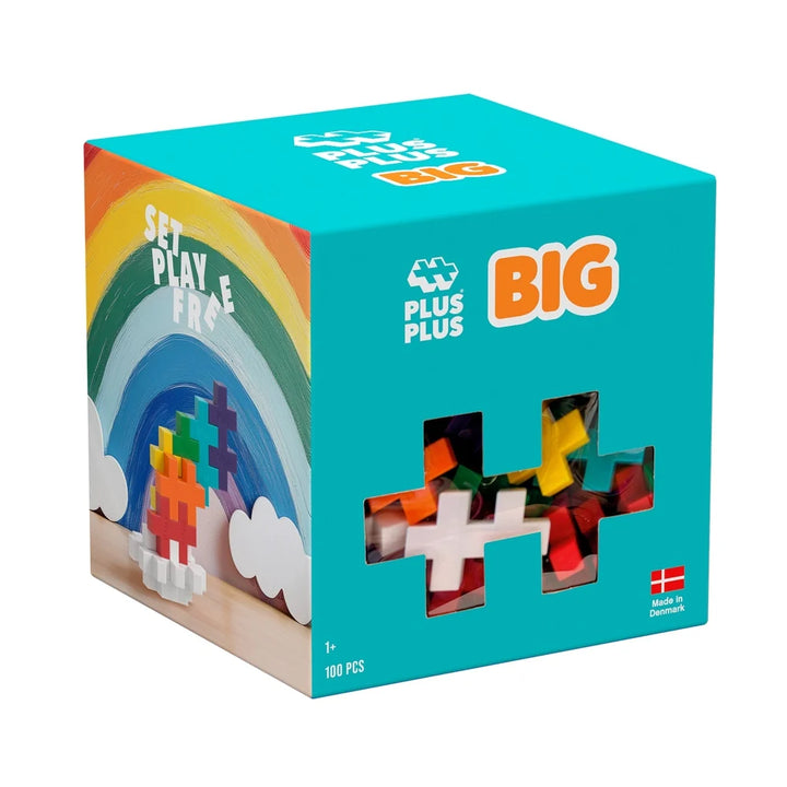 Plus-Plus BIG 100-piece set (Rainbow Mix)