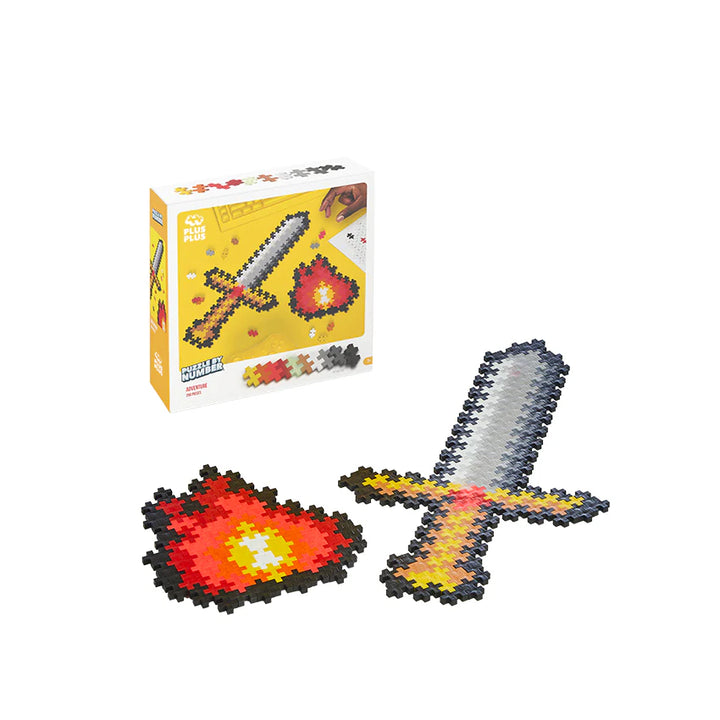 Plus-Plus Puzzle By Number 250-piece (Adventure)