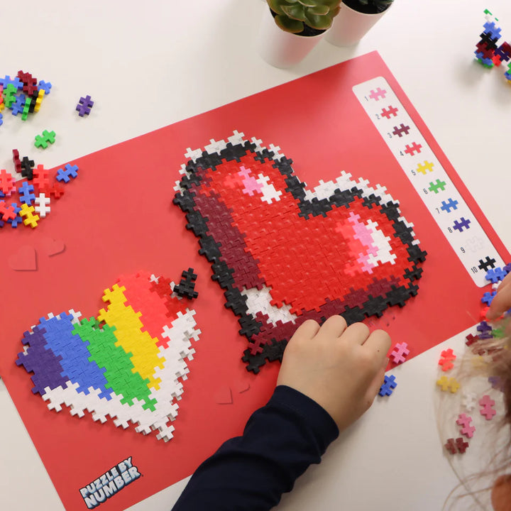 Plus-Plus Puzzle By Number 250-piece (Hearts)
