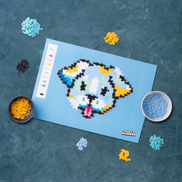 Plus-Plus Puzzle By Number 500-piece (Puppy)