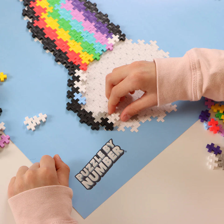 Plus-Plus Puzzle By Number 500-piece (Rainbow)