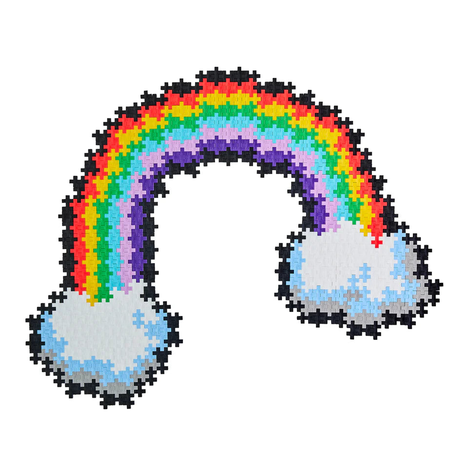 Plus-Plus Puzzle By Number 500-piece (Rainbow)