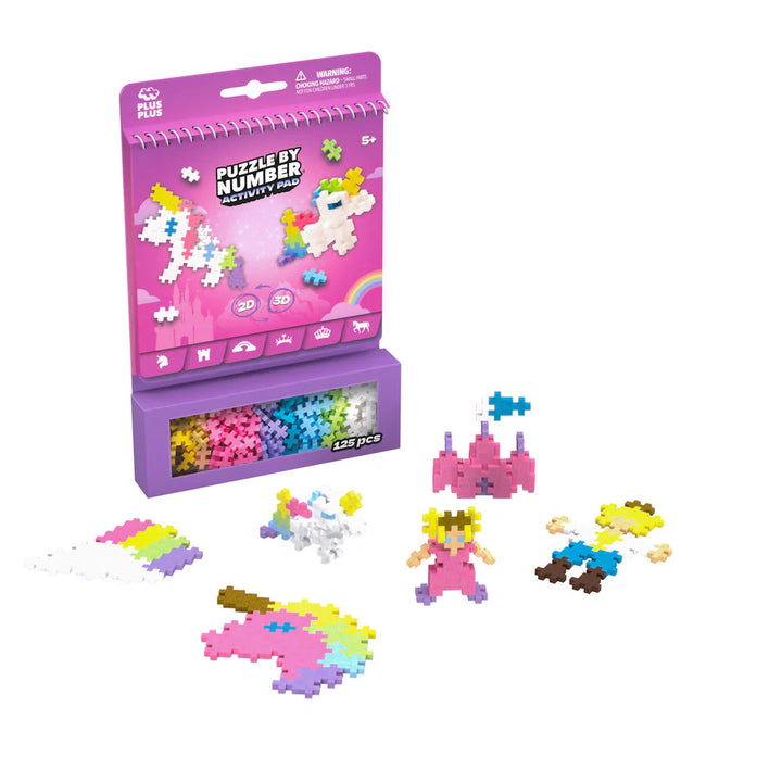 Plus-Plus Puzzle By Number Activity Pad (Fairy Tale)
