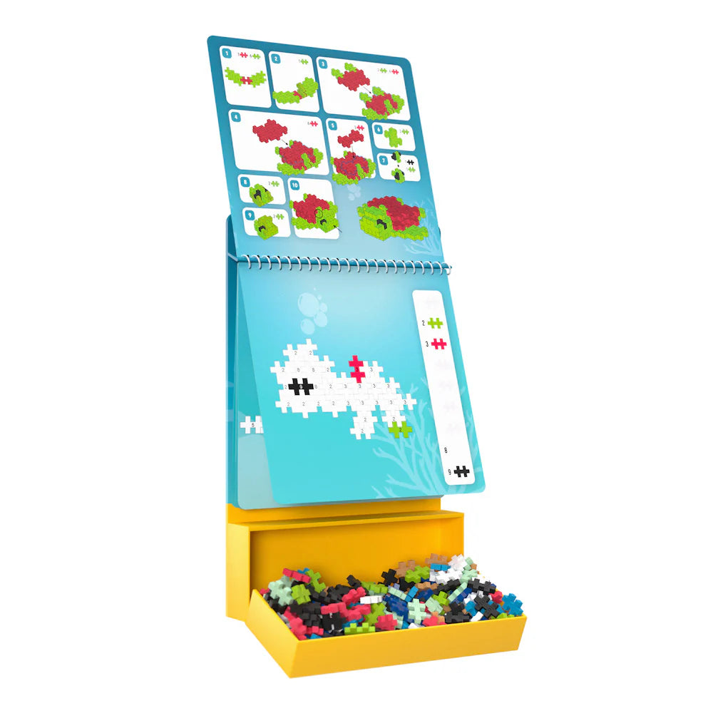 Plus-Plus Puzzle By Number Activity Pad (Ocean)