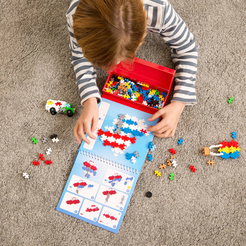 Plus-Plus Puzzle By Number Activity Pad (Transportation)