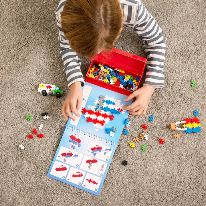 Plus-Plus Puzzle By Number Activity Pad (Transportation)