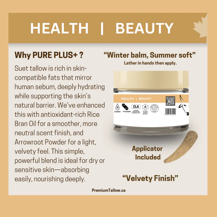 Premium Tallow Pure Plus+ Suet Tallow (Grande - 50g)