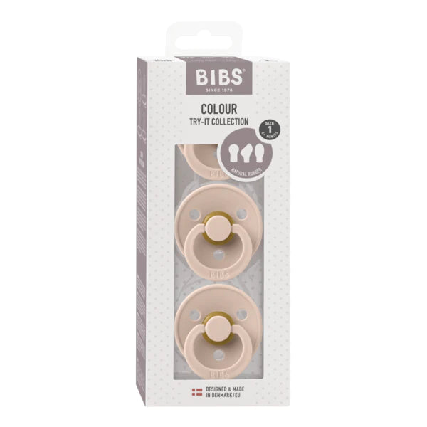 BIBS Try-It Collection 3 Pack Blush