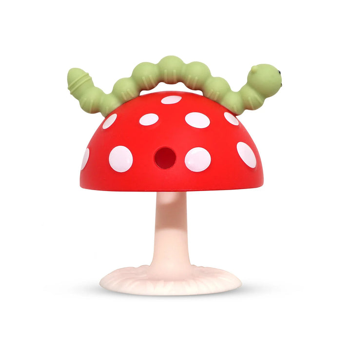 Razbaby Chompy Mushroom Grip Silicone Teether