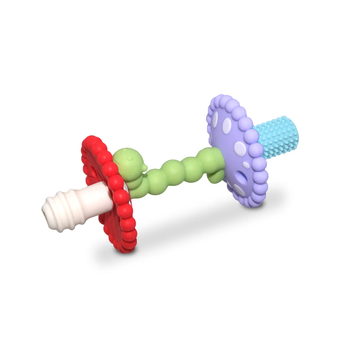 Razbaby Chompy Mushroom Wand Teether