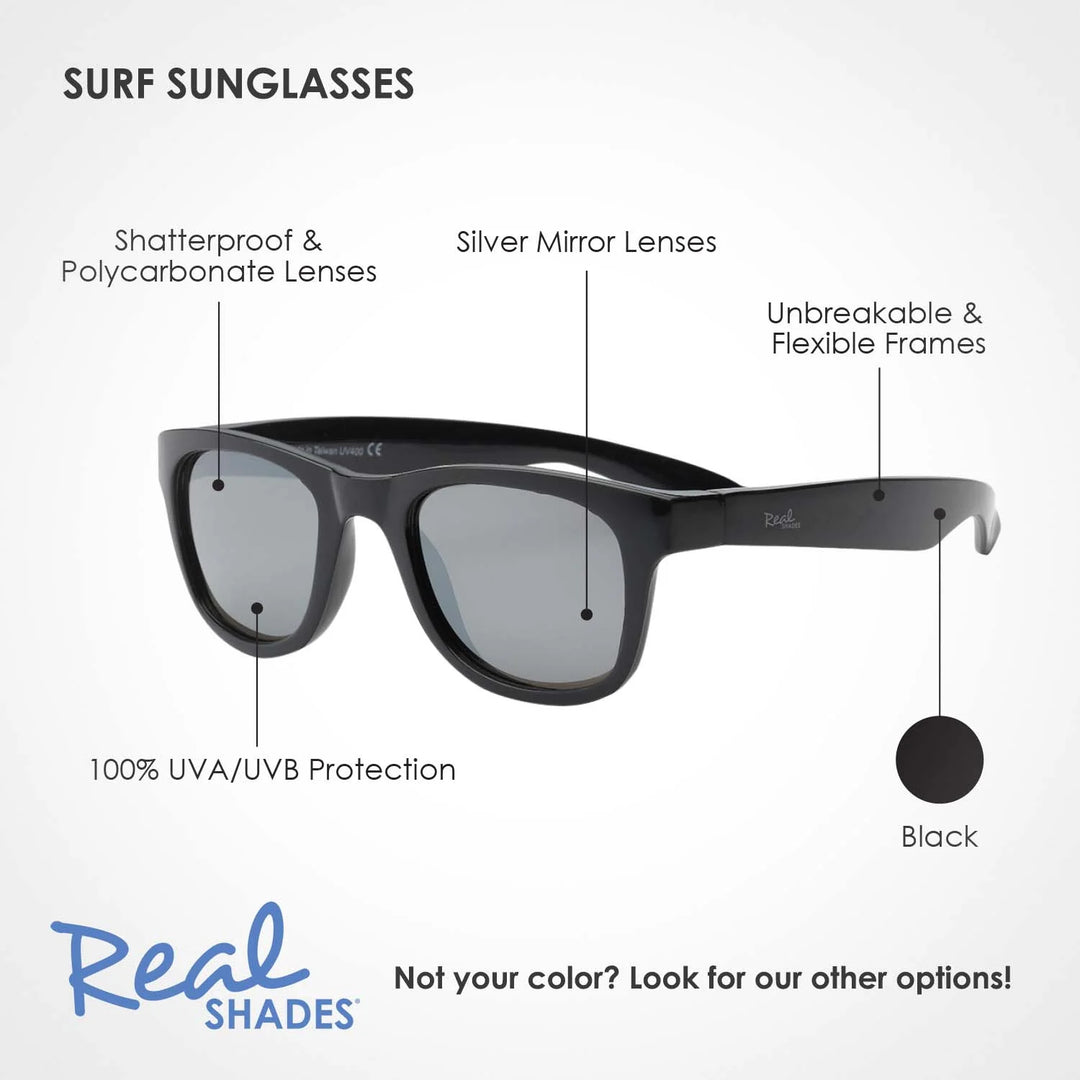 Real Shades Surf Sunglasses (Black)