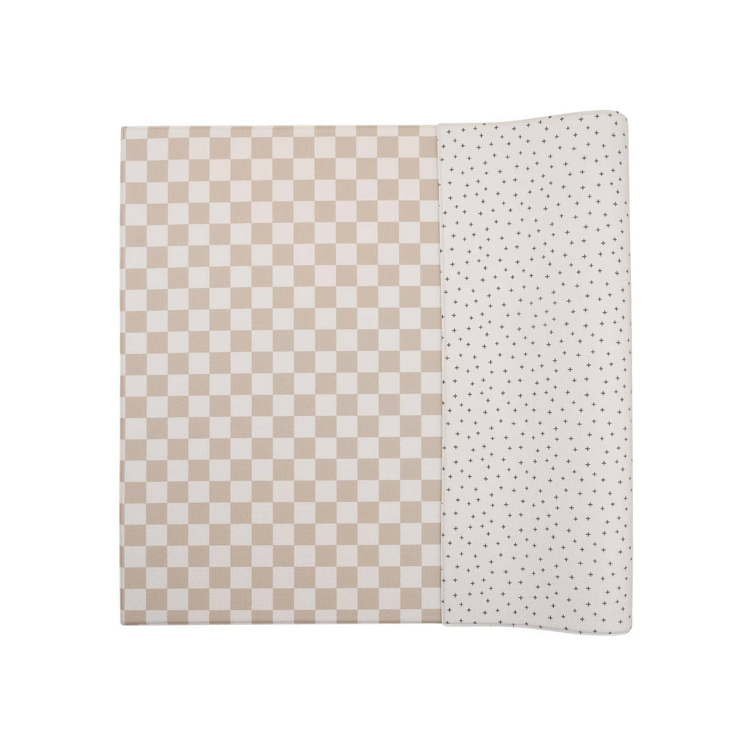 Townsend Avenue Reversible Foam Play Mat (Check/Crosses)