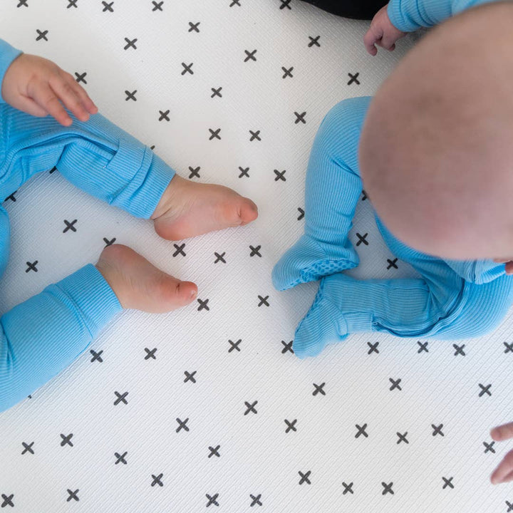 Townsend Avenue Reversible Foam Play Mat (Check/Crosses)