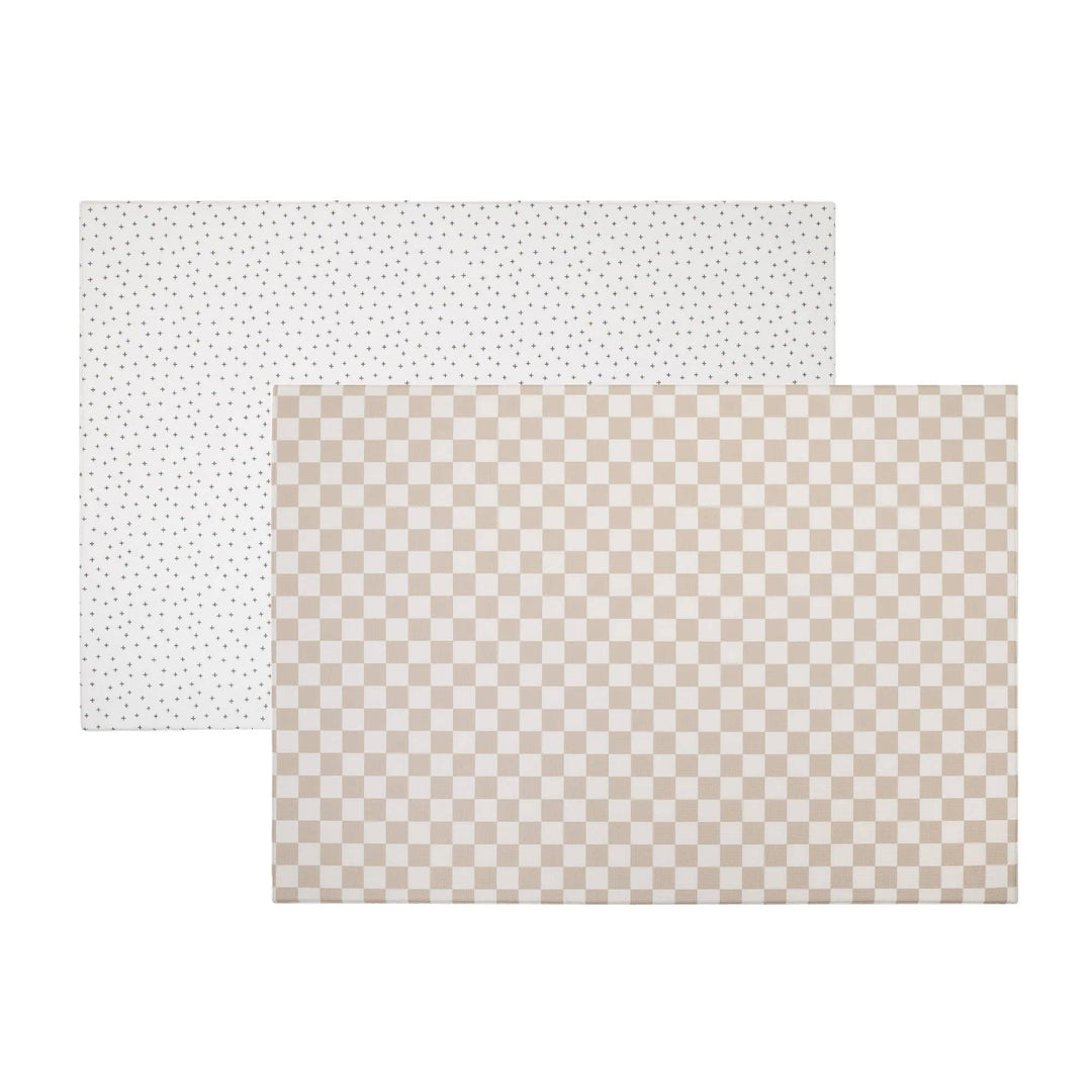 Townsend Avenue Reversible Foam Play Mat (Check/Crosses)