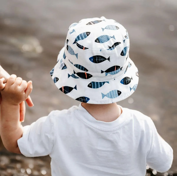 Calikids S2122 Light Weight Bucket Hat (Fish)