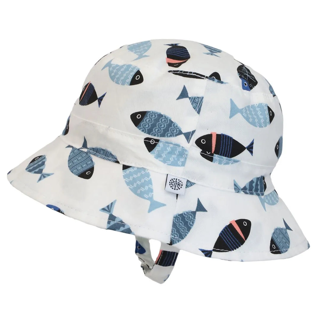 Calikids S2122 Light Weight Bucket Hat (Fish)