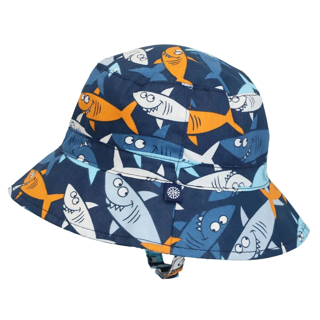 Calikids S2122 Light Weight Bucket Hat (Happy Shark)