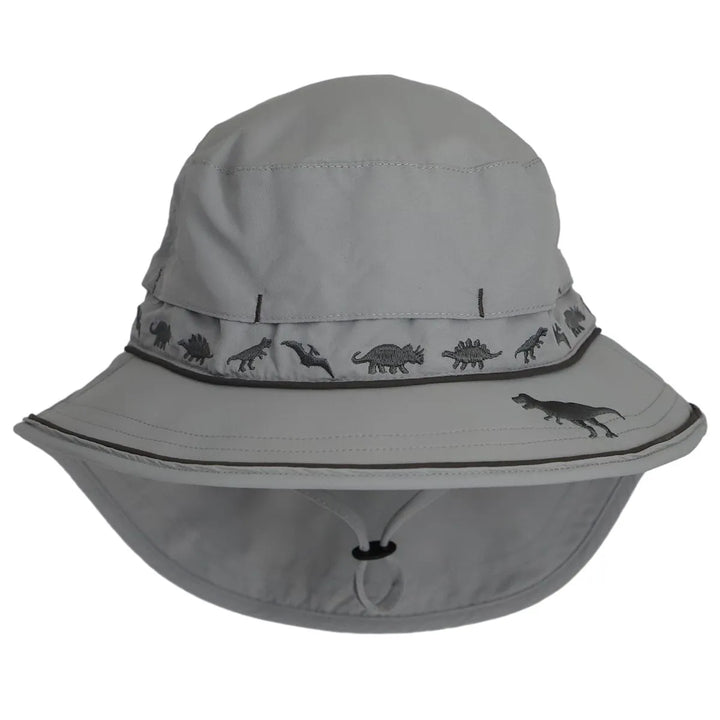 Calikids S2408 UV Dino Hat (Harbour Grey)