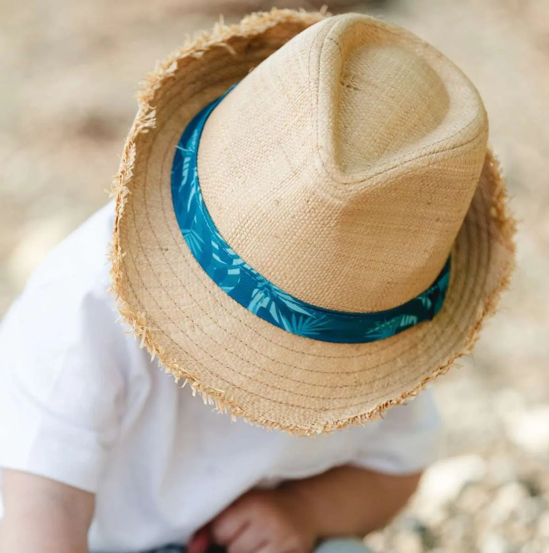 Calikids S2429 Rafia Fedora (Sand)