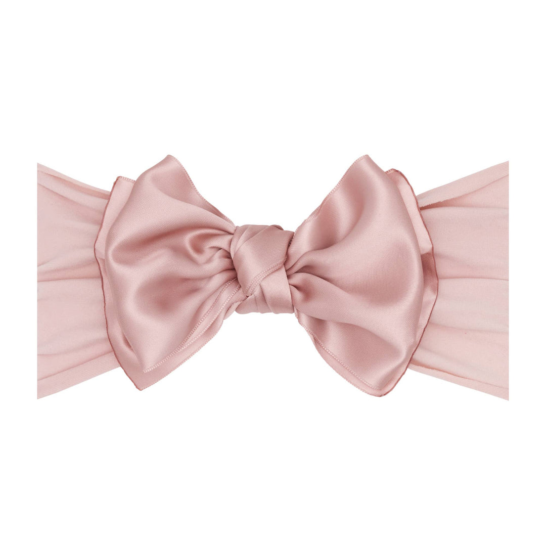 Baby Bling Bows Satin Fab (Antique Pink)