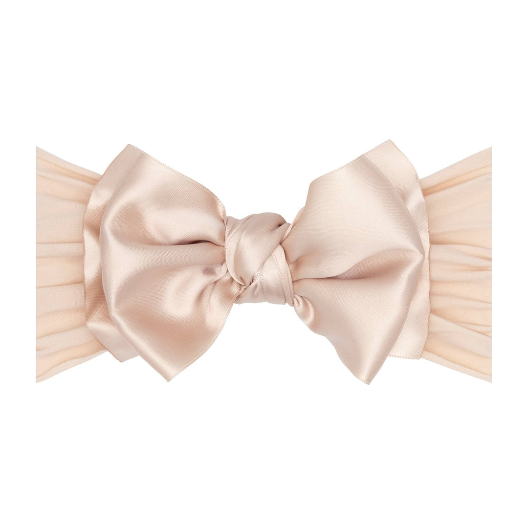Baby Bling Bows Satin Fab (Petal)