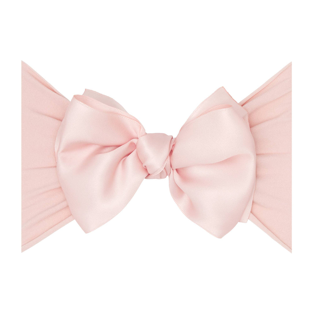 Baby Bling Bows Satin Fab (Rose Quartz)