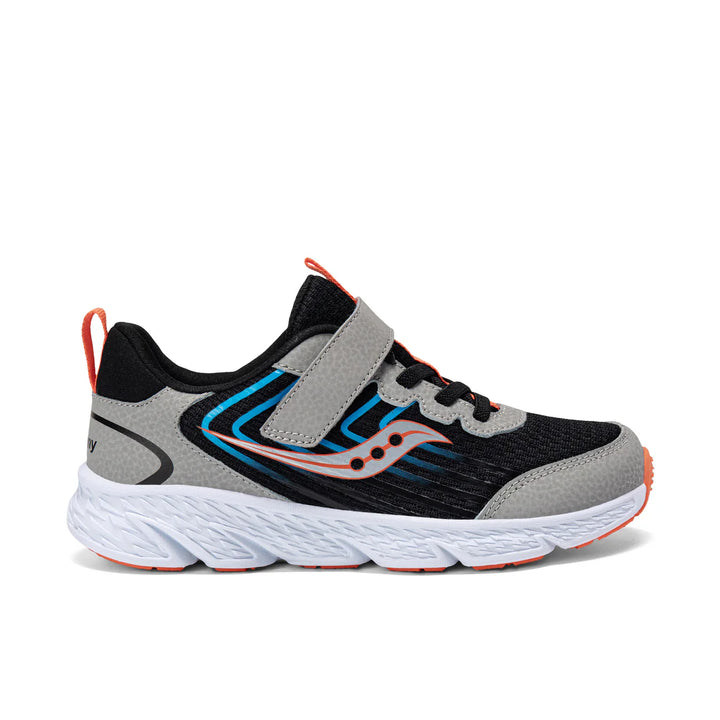 Saucony Kid's Wind 3.0 A/C Sneaker (Black/Grey)