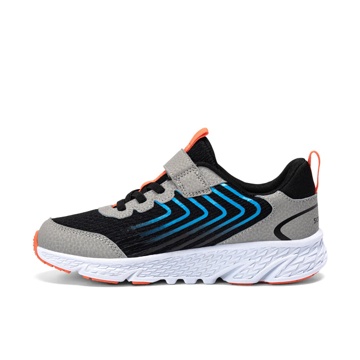 Saucony Kid's Wind 3.0 A/C Sneaker (Black/Grey)