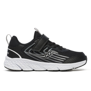 Saucony Kid's Wind 3.0 A/C Sneaker (Black/White)