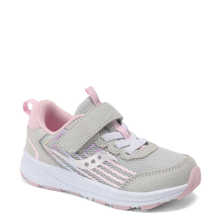 Saucony Kid's Wind 3.0 A/C Sneaker (Gold/Rainbow)