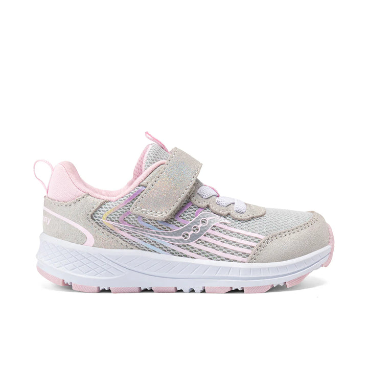 Saucony Kid's Wind 3.0 A/C Sneaker (Gold/Rainbow)