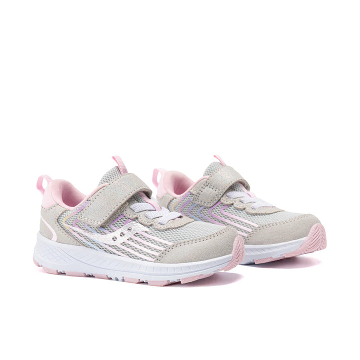 Saucony Kid's Wind 3.0 A/C Sneaker (Gold/Rainbow)