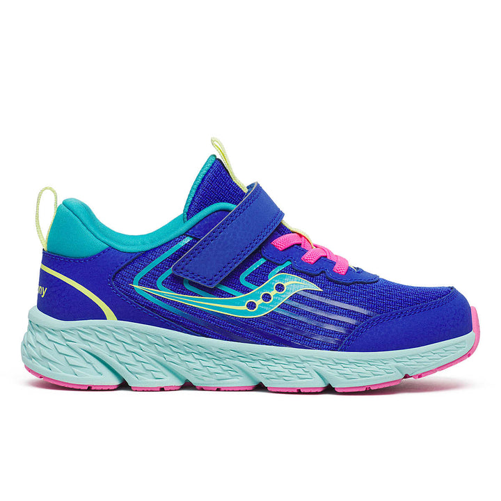 Saucony Kid's Wind 3.0 A/C Sneaker (Purple/Turquoise)