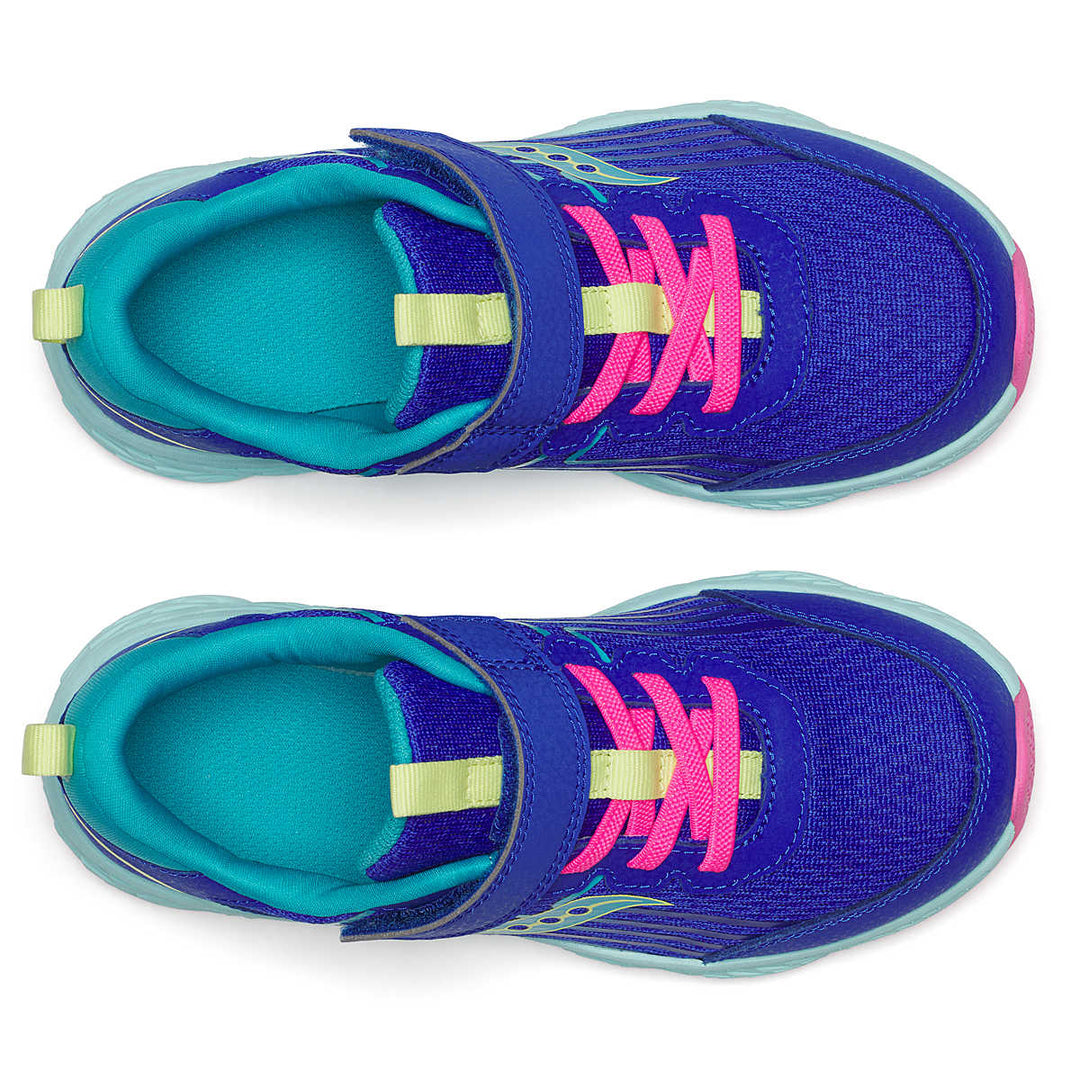 Saucony Kid's Wind 3.0 A/C Sneaker (Purple/Turquoise)