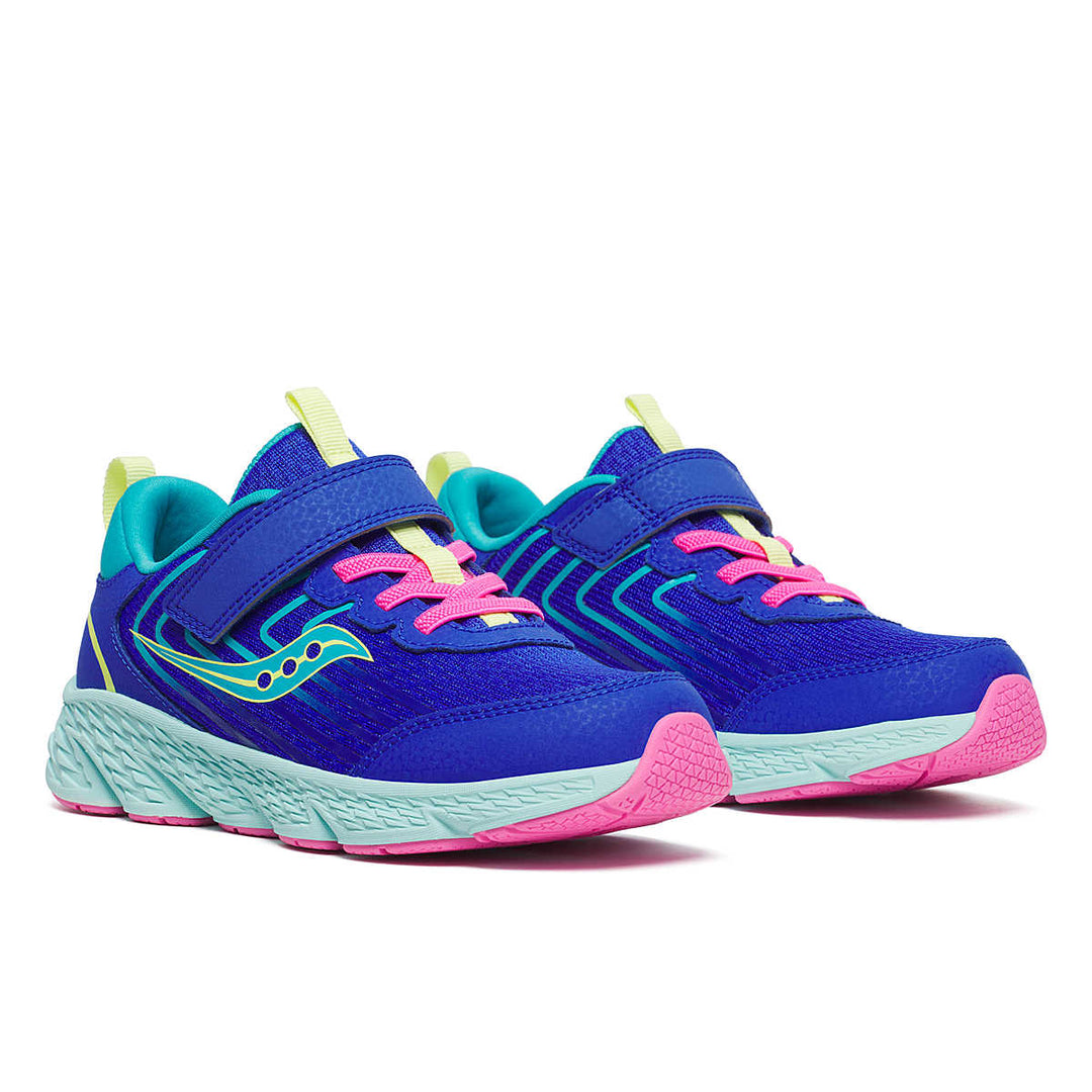 Saucony Kid's Wind 3.0 A/C Sneaker (Purple/Turquoise)